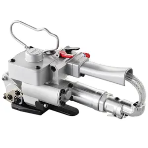 VEVOR Pneumatic Strapping Tool, for 3/4-1 Width PET Plastic Belt, Packaging Strapping Machine, Handheld Baler, Automatic Packaging Machine with 4000N Max Tension, Portable Banding Strapping Kit