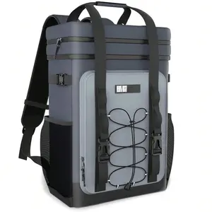 Backpack Cooler -  Upgrade 100% Leakproof Cooler Backpack with Padded Top Handle, 40 Cans Large Waterproof Insulated Camping Cooler for Beach, Fishing, Picnic, Travel, BBQ