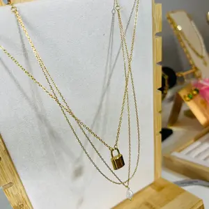 Monica Stacked Casual Necklace Female