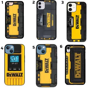 Jobsite Tool Yellow Printed Phone Case Collection  for iPhone 16 15 14 13 12 11 Pro Max 8 Plus X - Slim Design, Durable Protection
