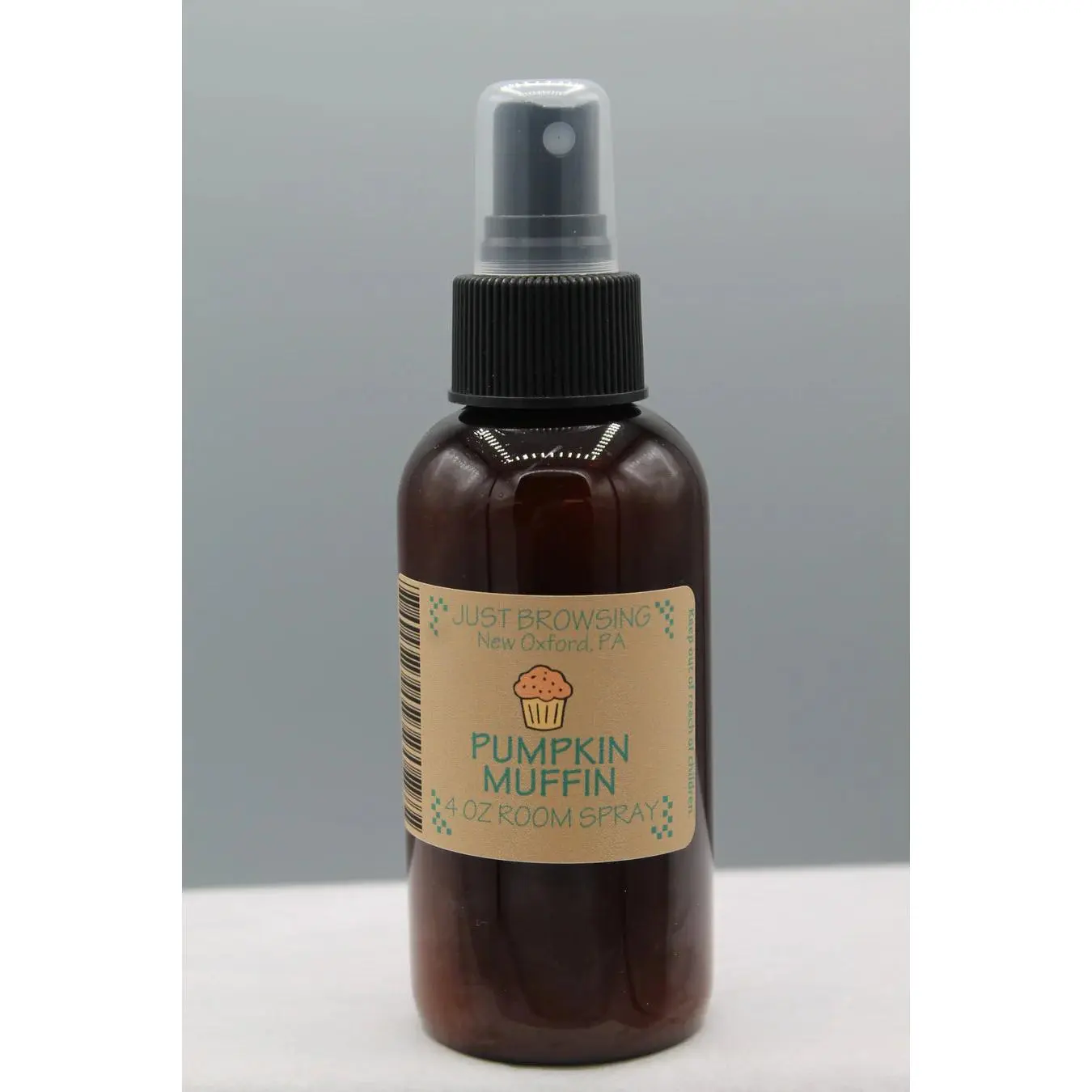 Just Browsing Tea Pumpkin Muffin Room Spray - 1.08 oz Bottle - Scented Fragrance for Home Aroma