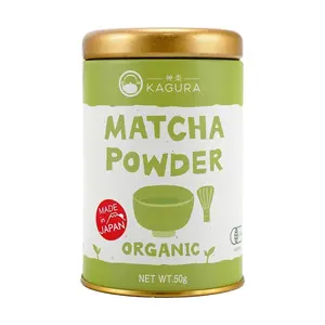 KAGURA Organic Matcha Powder 50g - Ceremonial Grade, 100% Pure Japanese Green Tea for Lattes, Baking, Smoothies & Health