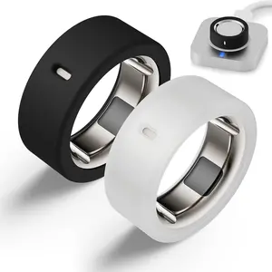 Protector Compatible for Oura Ring 4/Gen 4 Ceramic/Gen 3 Cover,Silicone Anti-Scratch Elastic Ring Finger Case Woking Out Gym for Women Men- Black+Clear -L for 12/13/14/15