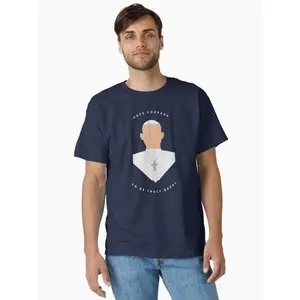 RIP Pope Francis Shirt – Memorial Tribute Tee,  Pope Francis - White Classic T-Shirt , Heaven Memorial Tribute Sync-Product