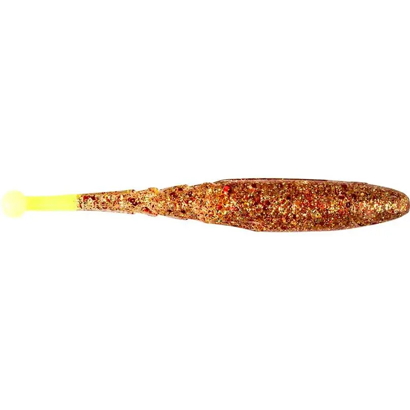 Z-Man Big BallerZ Swimbait 4 Inch Shallow Inshore Lure, Soft Plastic Ball Tail Mullet Profile, Segmented Body, Diamond Cross Section for Big Bites & Water Displacement, 5 Count