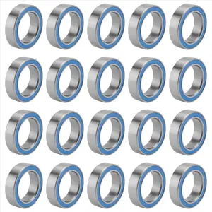 20PCS 6700-2RS High Quality 6700 2RS 10X15X4mm Miniature Seal Deep Groove Ball Bearing,Blue