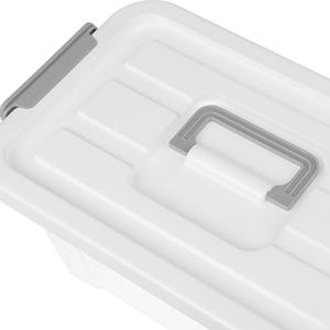 Plastic Storage Bins with Lids 6 Pack Storage Organizer, 7 Quart Stackable Storage Bins with Buckle-Up Latches and Handle Storage totes easy for Home Office Pantry Organization, Clear Lids Plastic Storage Bins with Lids 6 Pack Storage Organizer, 7 Quart Stackable Storage Bins with Buckle-Up Latches and Handle Storage totes easy for Home Office Pantry Organization, Clear Lids