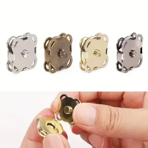 10pcs Bag Magnetic Snap Button Clothes Purse Handbag Magnetic Closure Fastener Sewing Magnetic Snap Button 14mm