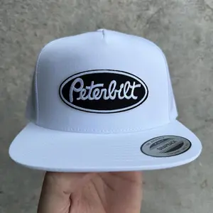Peterbilt Vintage Snpaback Trucker Hat Mesh Back Yupoong 6006 trucker hat