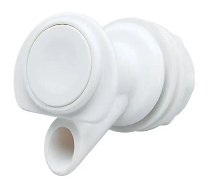Igloo White Plastic Cooling Spout - Kitchen & Bar Drinkware Accessory, Fits 2-10 Gal Coolers, Skin Packed