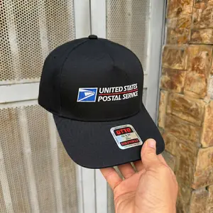 United States Postal Service USPS Embroidered Hat Mid Profile Snapback Cap Adjustable One Size