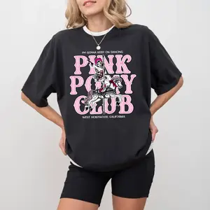 Comfort Colors Chappell Roan T-Shirt – Pink Pony Club Graphic Tee, Retro Fan Merch for Men and Women, Vintage Streetwear Gift