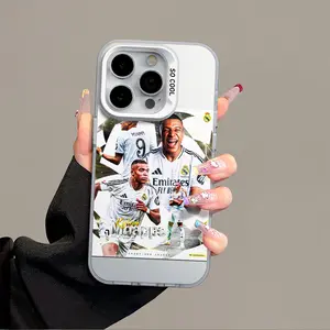 Mbappe Casing For iphone 17 16 15 14 13 12 11 X XS SE23 PRO PLUS MAX 2020 2022 Gift Shockproof Protection Anti-Drop Protective Protector Phone Cases Shell Cover football