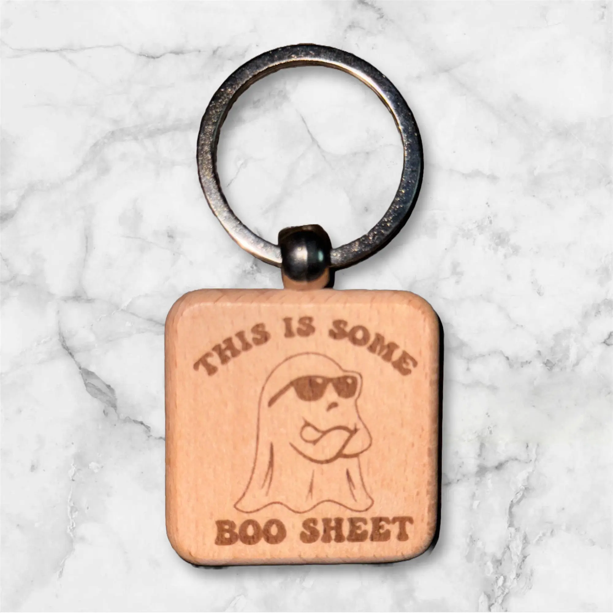“BOO Sheet” Keychain