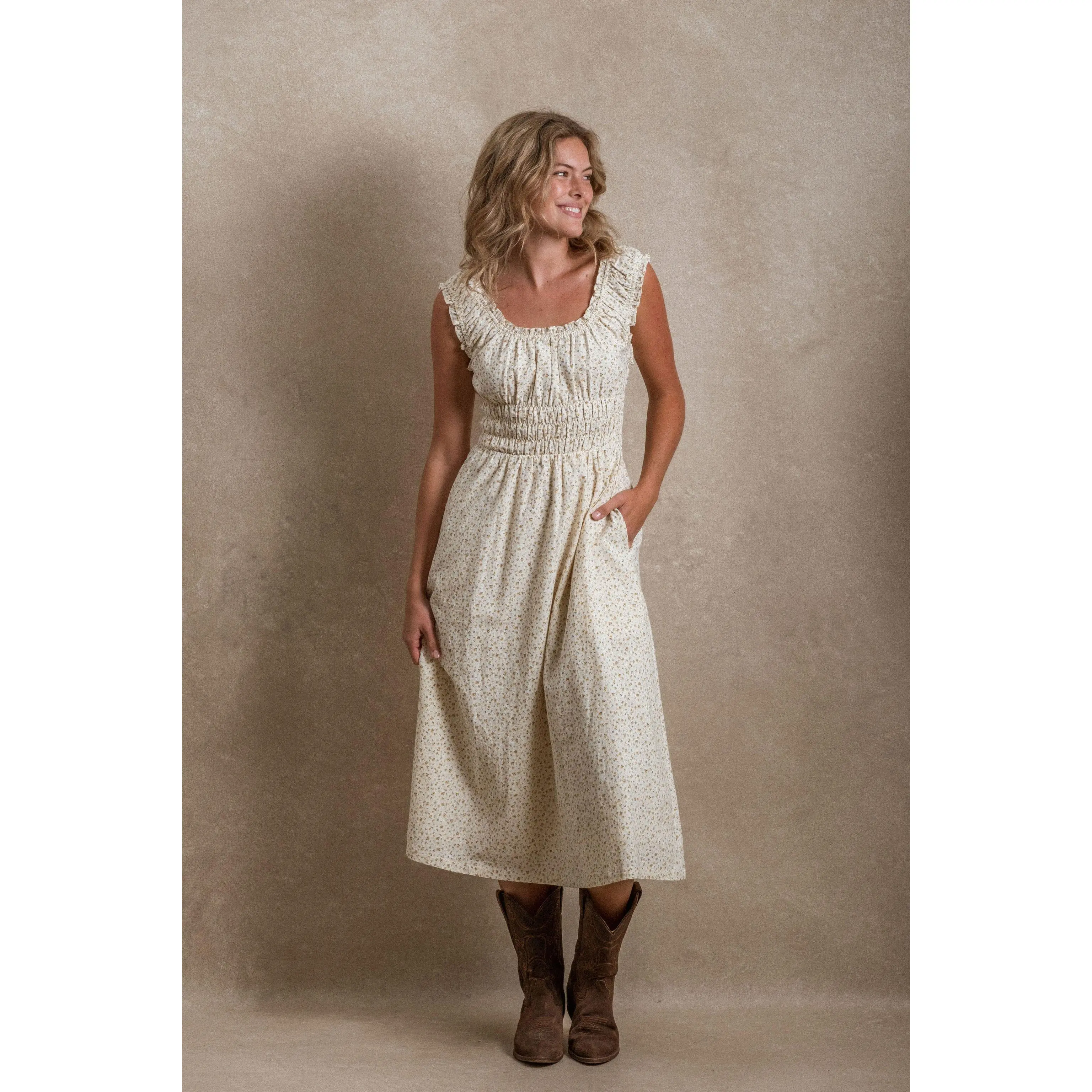 Seaview Dress - Amber Floral
