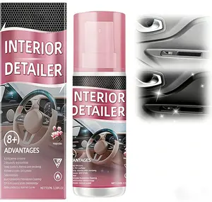 Interior Detailer Restorer Polishesfor Leather - Multifunctional automotive interior polish,for Cleaning Rubber, Plastic, and Leather Surfaces Inside Vehicles,Clean and Protect Car, Truck, Safe Auto Detailing Supplies