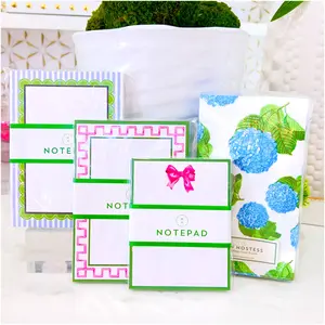 Spring Hued 40 Pack Paper Napkins & 100 Page Notepads