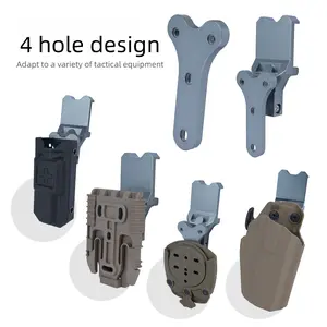 Tactical CNC metal modular gun holster adapter, adjustable Y-type adapter belt bracket, suitable for law enforcement and outdoor training survival tools as well as IPSC IDPA competitive gun holster connectors, various color tactical accessories