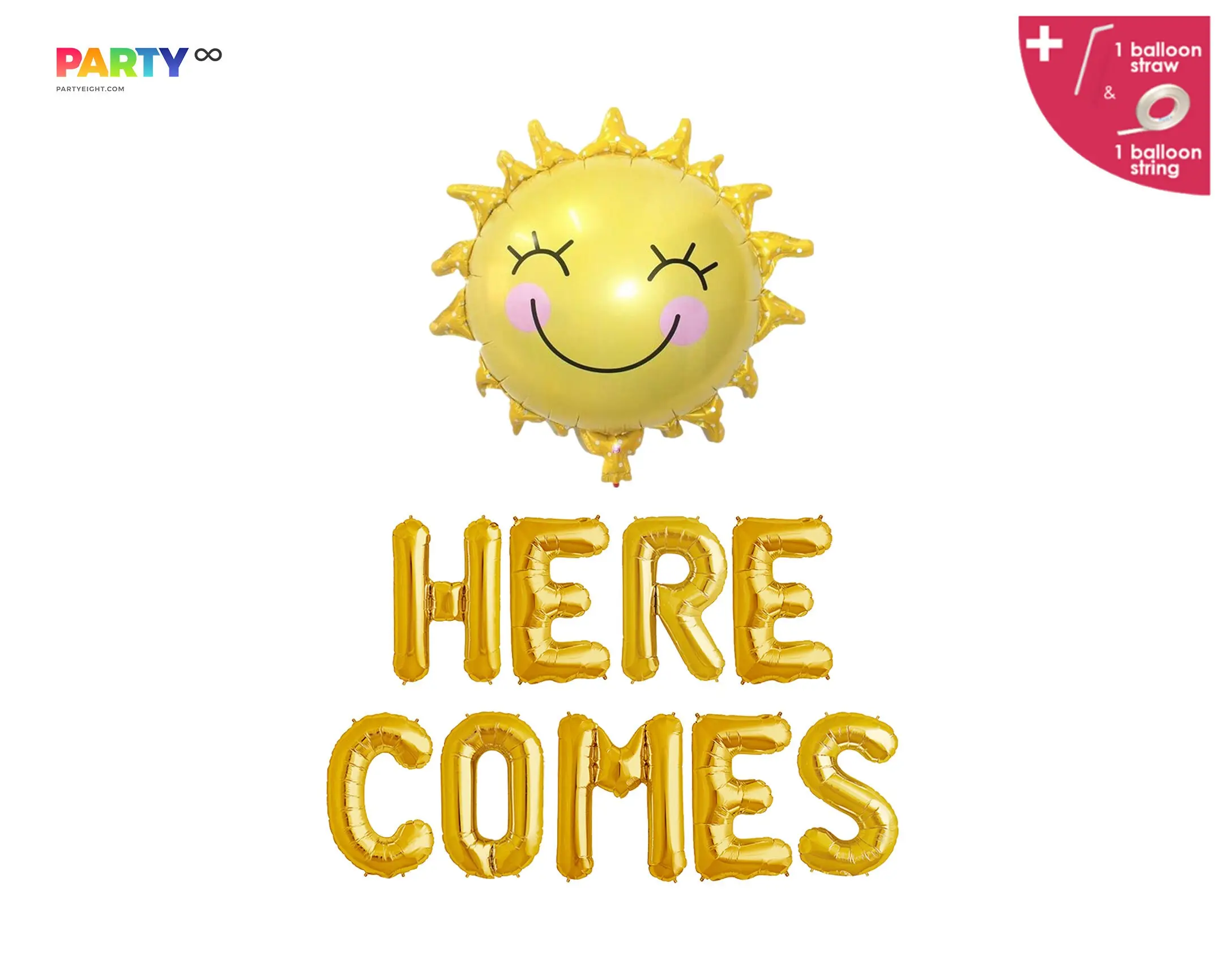 Here Comes The Sun Banner |  1st Trip Around The Sun Birthday Banner | Baby Shower The Sun Party Decorations | Boho Sun Party Decor