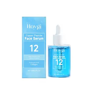 HOYGI Copper Peptide Face Serum - Hydrating Nourishing Plumping Copper Peptide Facial Serum