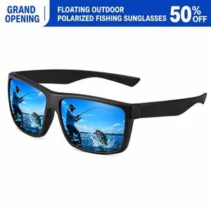 Floating Polarized Fishing Sunglasses, Anti-Glare Lightweight Sports Shades for Fishing & Boating