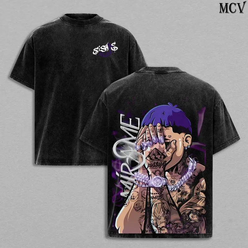 Blessd SI SABE Album Tour 2025 Tee Washed – Vintage Heavy Cotton Oversize Unisex T-Shirt Hoodie & Sweatshirt, Latin Rap Hip-Hop Music Streetwear, Retro Graphic Fan Gift Top, 2025 Tour Edition High Street Fashion Merch