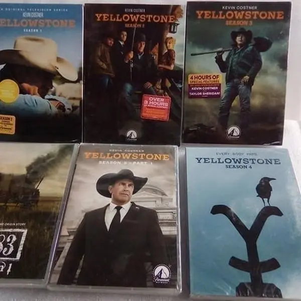 Yellowstone: The Complete Seasons 1-5 + 1883 TV Series DVD Set - Region 1, English Language, No Age Restriction, Fast Delivery, DVD Video, for Fans of Yellowstone