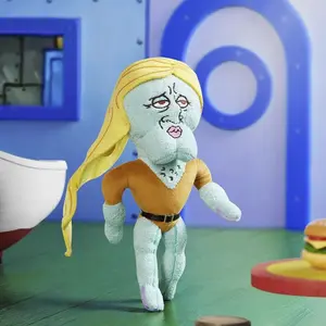 SpongeBob SquarePants "A Day in the Life of Squidward" Plush Blind Box - Mystery Dress-up Figure - Sassy Aesthetic Anime Toy for Desk Decor & Gift