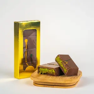 SWEET A LOVE Handmade Luxury Dubai Chocolate.Dubai Chocolate Bar.We mixed pistachio cream with crispy shredded kataifi and filled it into premium Belgian chocolate.More than chocolate.