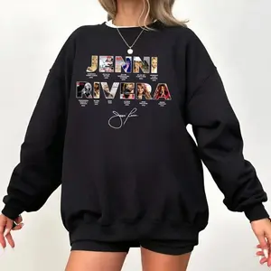 Jenni Rivera Albums Sweatshirt, Retro Jenni Rivera Shirt, Classic Fan Hoodie, Music Lover Gift Shirt, Unisex Sweater Pullover Tee