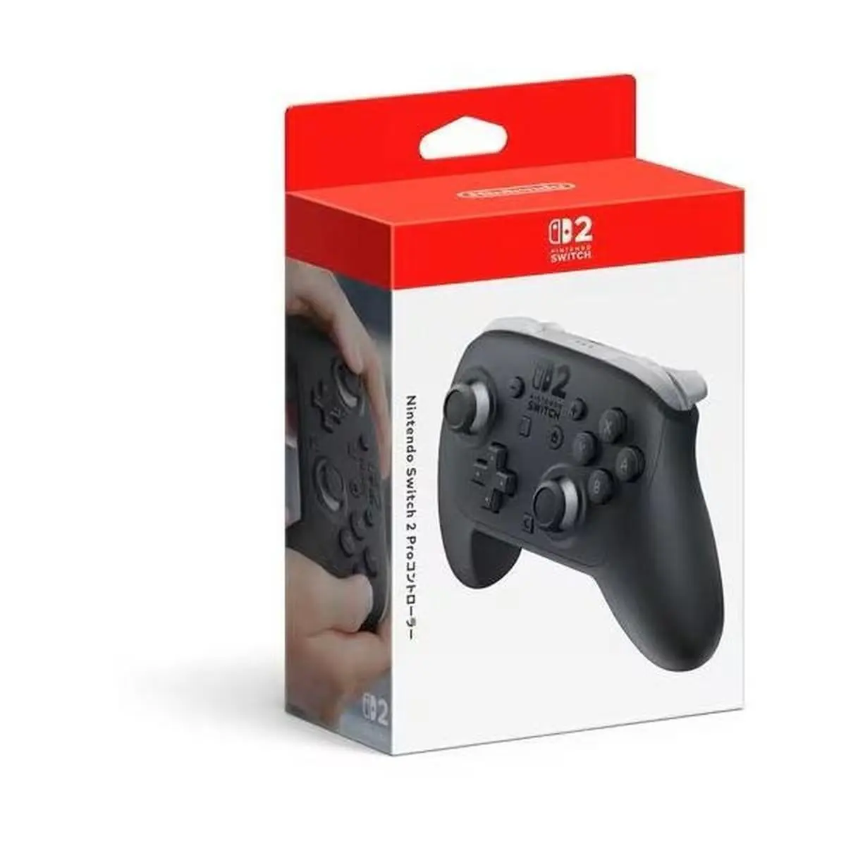 Gamers Premium ABS Nintendo Switch 2 Pro Wireless Controller Black Japan Edition - Ergonomic Competitive Home Console Gamepad, Responsive Rechargeable Matte Plastic Switch 2 Pro Controller