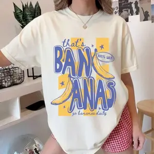 Comfort Colors That’s Bananas TShirt, Summer Fruit Tshirt, Food Pun T-Shirt, Retro Graphic Tee, Banana Graphic Tee, Trendy Summer T-Shirt