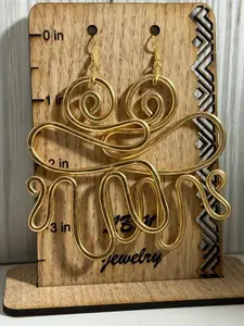 "Dancing In The Rain" Wire Wrapped Earrings