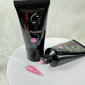 Maika’s Nails 30g Polygel UV Gel Soft White for Professional Nail Art and Salon Quality