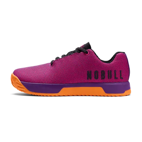 NOBULL Women's Outwork Edge Shoe in Signal Pink Flare - OG Strength Training Shoe, Durable Gym Trainer, Lifting Sneaker