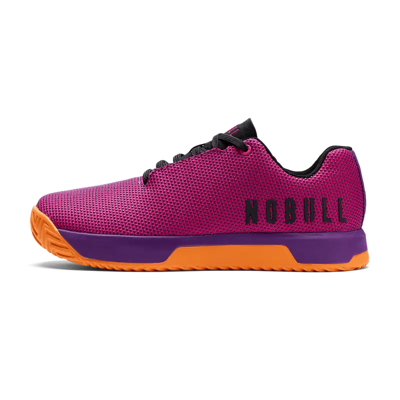 NOBULL Women's Outwork Edge Shoe in Signal Pink Flare - OG Strength Training Shoe, Durable Gym Trainer, Lifting Sneaker