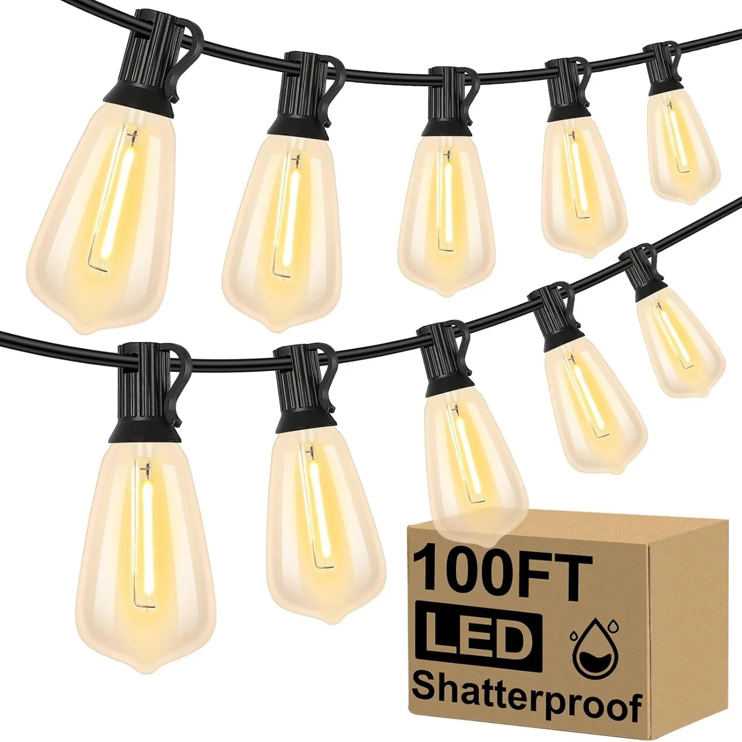 100FT-Warm White-40 LED