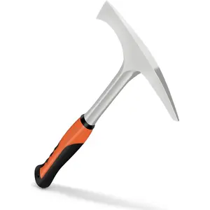 Welding/Chipping Hammer,28 oz Slag Removal Tool with Forged Steel Construction & Shock Reduction Handle,Rock Pick,Forged Brick Hammer,