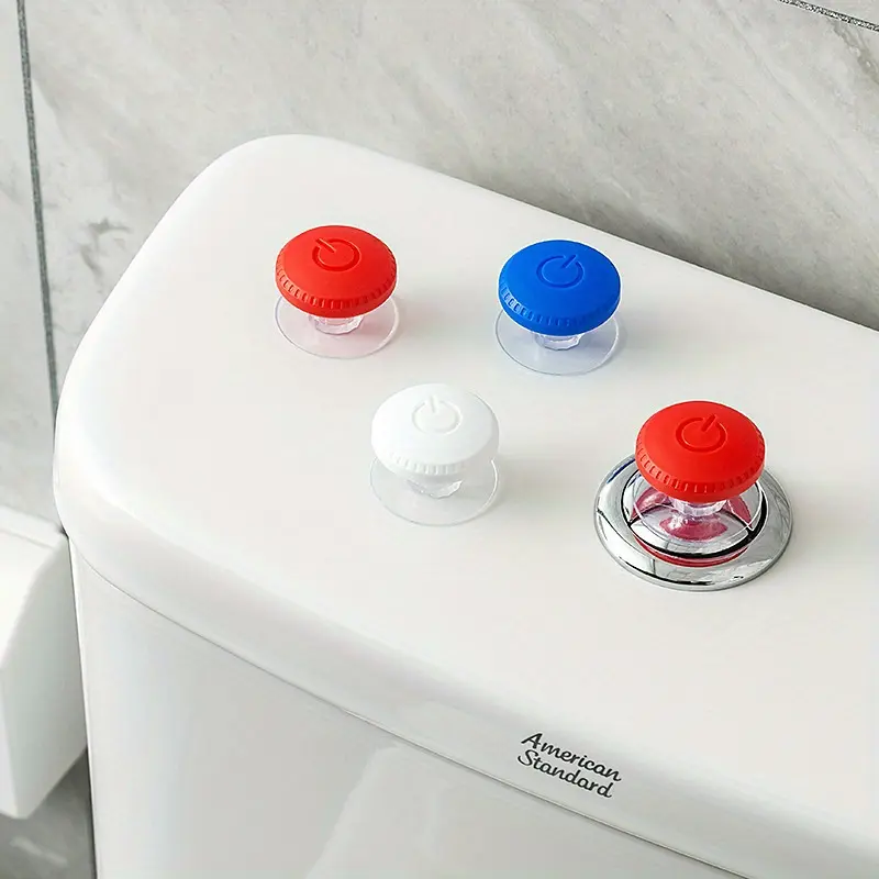 Toilet Flush Button, Toilet Flush Button with Lid, Bathroom Gadgets for Home Use, Bathroom Supplies for Home Use