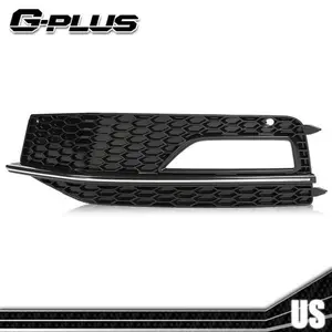 Fit For 13-16 Audi A4 Quattro B9 S4 S-Line Bumper Fog Light Lamp Bezel Left