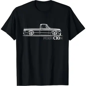 1967-1972 C10 Truck Silhouette C10 Truck Perfection Stance T-Shirt