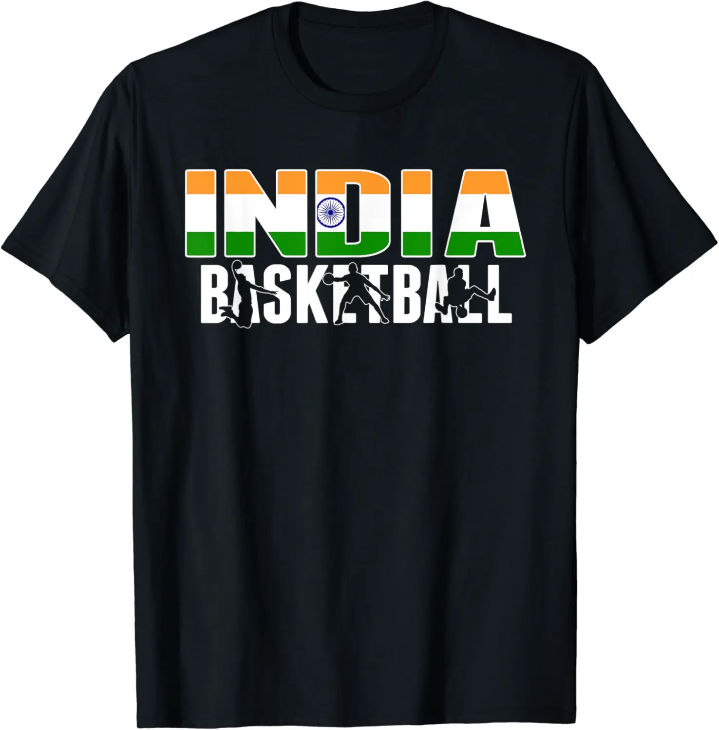 India Basketball Fans Jersey - Indian Flag Slam Dunk Sport T-Shirt - Janessaho Shop CMAB0BHWXMY88