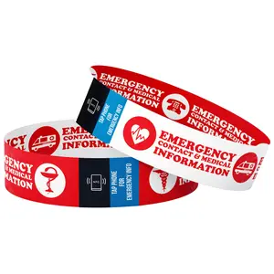 Children Smart ID Wristband providing instant access to emergency contacts, allergies, and medical info with a quick smartphone tap, no apps needed!