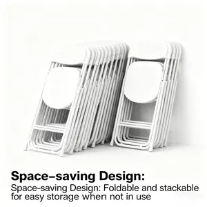 12/6/4//2 steel-framed plastic folding chairs, 350 lbs, ready-to-use folding chairs for restaurants, cafes, weddings, parties, offices, and patios