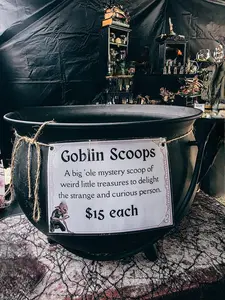 Mystic Goblin Scoop: Crystal Confetti Mystery Bag with Miniature Oddities & Curiosities
