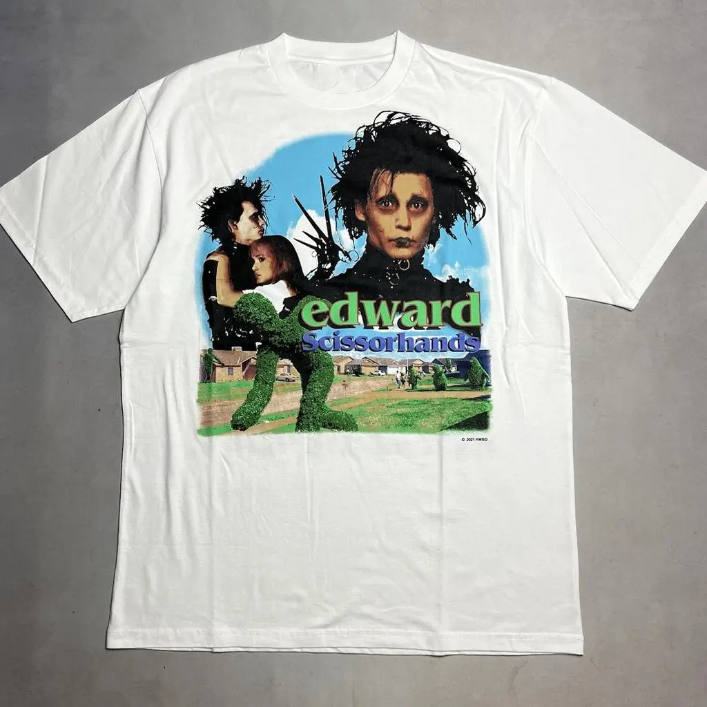 Edward Scissorhands Vintage Bootleg Graphic Tee Castle Fan Collection HY6259