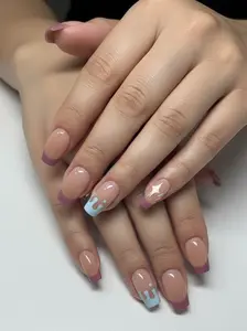 24 pcs short press on nail