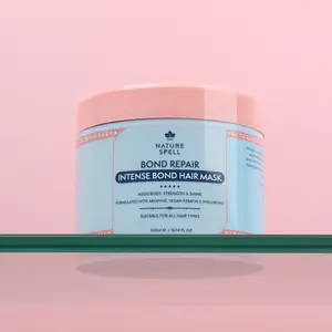 Bond Repair Intensive Restoring Hair Mask 300ml - Vegan Keratin and Sulphate Free for Damagd and Coloured Hair to Prevent Damage And Restore Hair Structure by Nature Spell