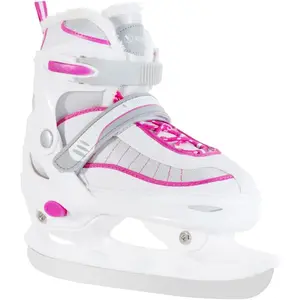Ice Skates,Hockey Skates with Adjustable 4 Sizes,Soft Padding and Reinforced Ankle Support for Boys Girls Youth Men Women and Beginners