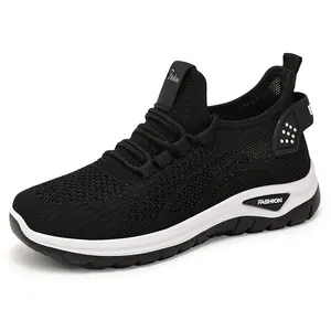 Women's Knit Athletic Sneakers | Non-Slip Sole – Ideal for Walking, Gym & Daily Wear